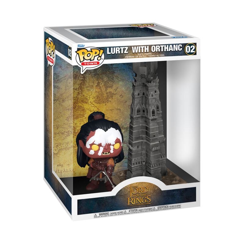 Le Seigneur Des Anneaux - Lurtz avec Orthanc (Pop! Town) - Funko Pop! n°02 - Funko Pop! - Funko Shop Europe - Le Seigneur Des Anneaux