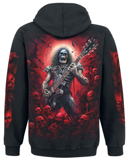 Sweat-shirt à capuche  de Spiral - Tomb Of Rock - L - pour Homme - noir - Spiral - View 2