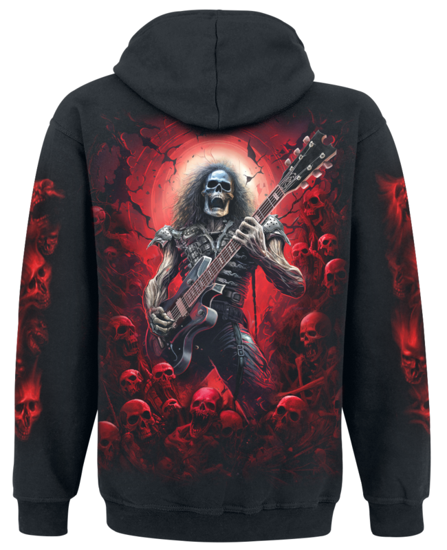 Sweat-shirt à capuche  de Spiral - Tomb Of Rock - L - pour Homme - noir - Spiral - View 2