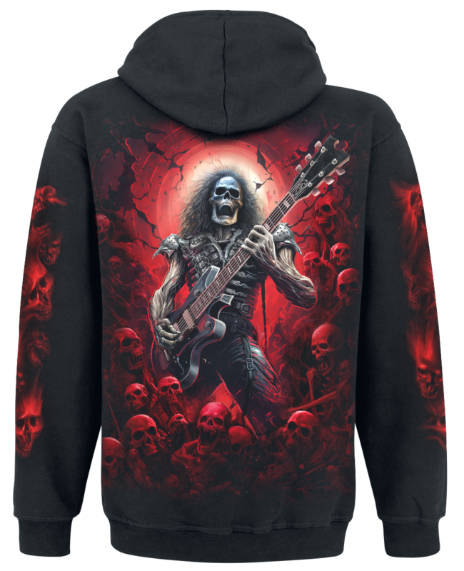 Sweat-shirt à capuche  de Spiral - Tomb Of Rock - L - pour Homme - noir - Spiral - View 2