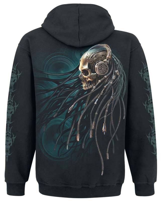 Sweat-shirt à capuche  de Spiral - Dread Rocks - S à XL - pour Homme - noir - Spiral - View 2