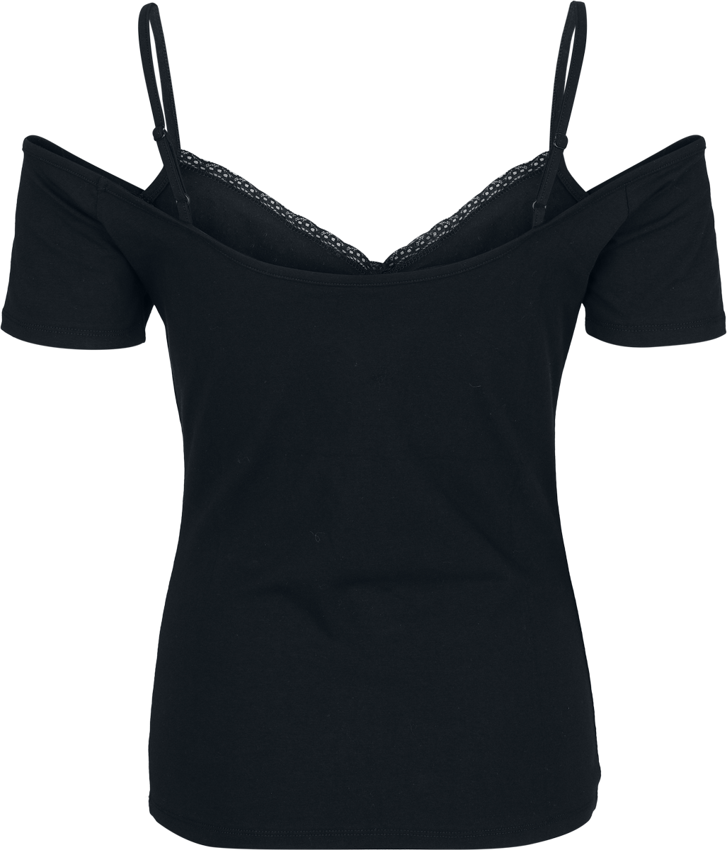 T-Shirt Manches courtes  de Rock Rebel by EMP - Mystical Flowers - S à XXL - pour Femme - noir - Rock Rebel by EMP - View 2