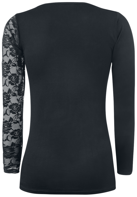 T-shirt manches longues  de Spiral - Razor Back - S à XL - pour Femme - noir - Spiral - View 2