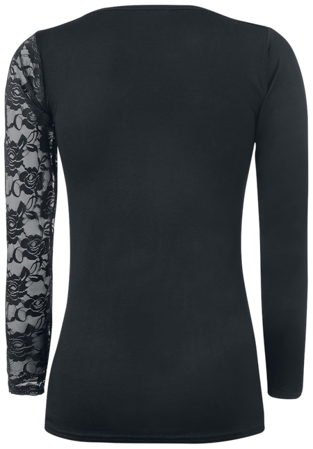 T-shirt manches longues  de Spiral - Razor Back - S à XXL - pour Femme - noir - Spiral - View 2