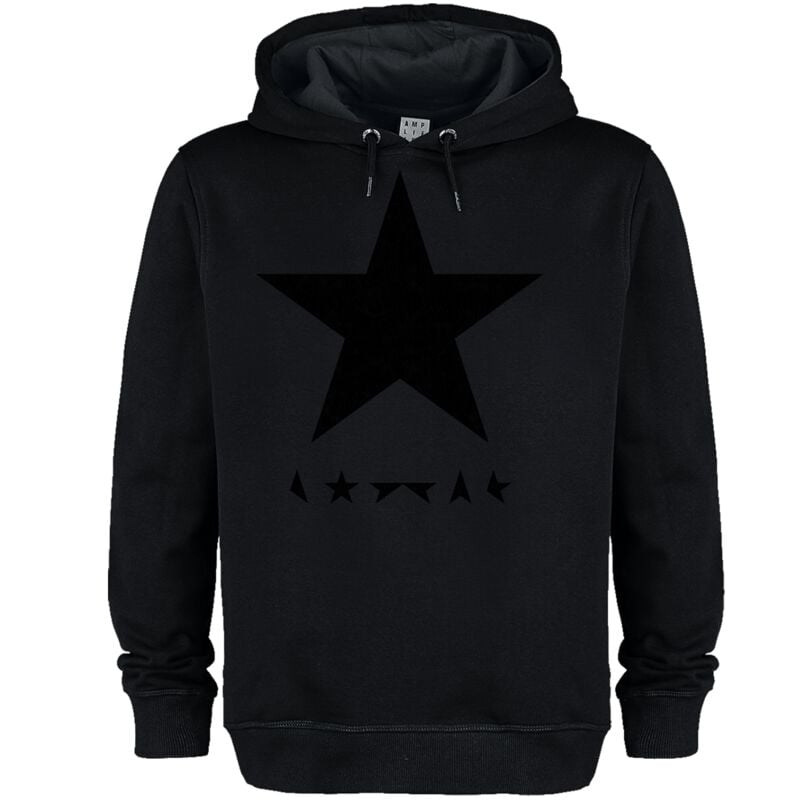 Sweat-shirt à capuche  de David Bowie - Amplified Collection - Black Star - XS à 3XL - pour Homme - noir - David Bowie