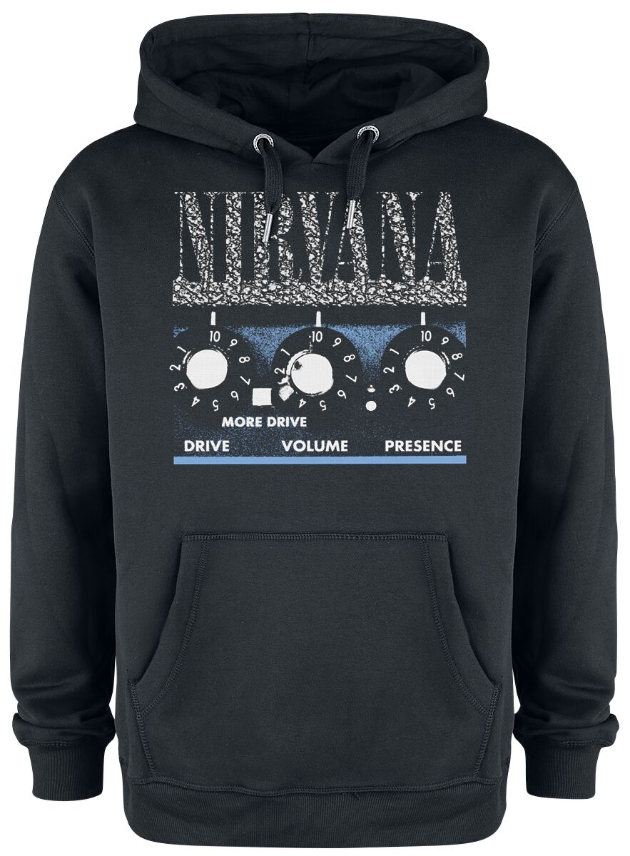 Sweat-shirt à capuche  de Nirvana - Amplified Collection - More Drive - S à 3XL - pour Homme - noir - Nirvana