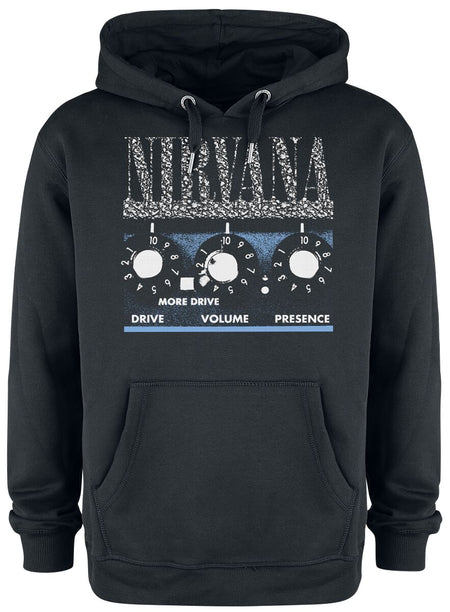 Sweat-shirt à capuche  de Nirvana - Amplified Collection - More Drive - S à 3XL - pour Homme - noir - Nirvana