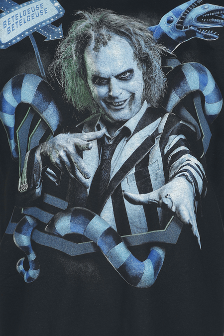 T-Shirt Manches courtes  de Beetlejuice - Sandworm Portal - M à L - pour Homme - noir - Beetlejuice - View 2