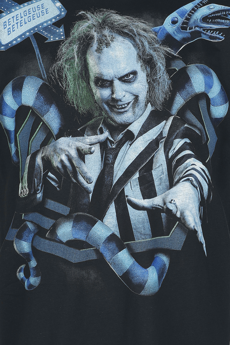 T-Shirt Manches courtes  de Beetlejuice - Sandworm Portal - M à L - pour Homme - noir - Beetlejuice - View 2