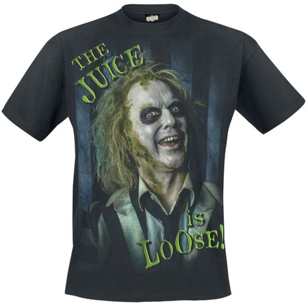 T-Shirt Manches courtes  de Beetlejuice - Beetlejuice - Juice Is Loose - S à XL - pour Homme - noir - Beetlejuice