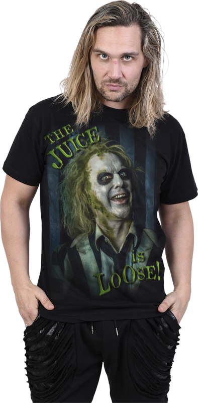 T-Shirt Manches courtes  de Beetlejuice - Beetlejuice - Juice Is Loose - S à XL - pour Homme - noir - Beetlejuice - View 2