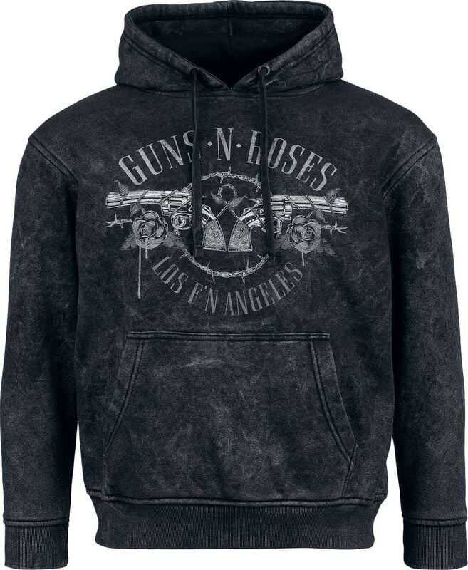 Sweat-shirt à capuche  de Guns N' Roses - Bullet Logo - M à XXL - pour Femme - anthracite - Guns N' Roses