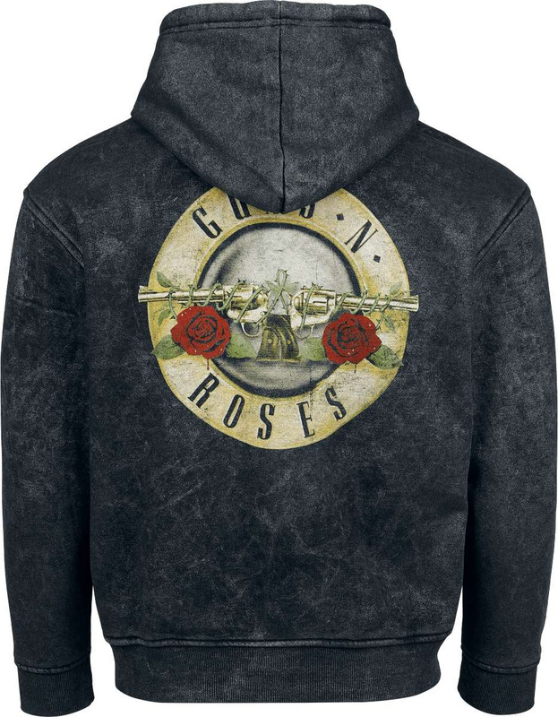 Sweat-shirt à capuche  de Guns N' Roses - Bullet Logo - M à XXL - pour Femme - anthracite - Guns N' Roses - View 2