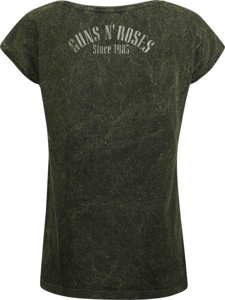 T-Shirt Manches courtes  de Guns N' Roses - Destruction - S à 4XL - pour Femme - multicolore - Guns N' Roses - View 2