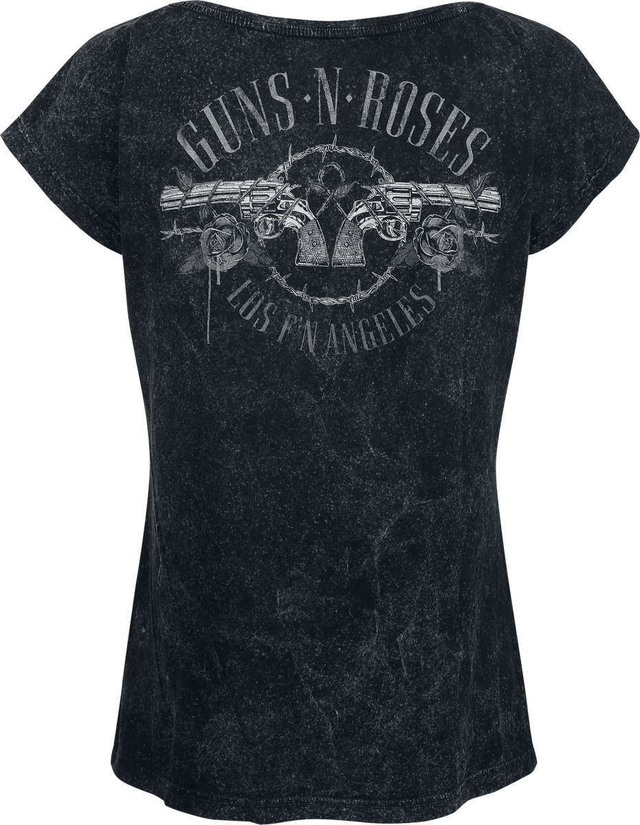 T-Shirt Manches courtes  de Guns N' Roses - Chapeau Haut De Forme - S à 4XL - pour Femme - noir - Guns N' Roses - View 2