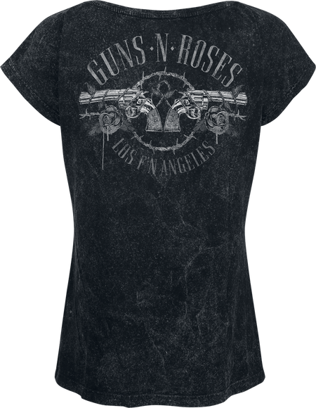 T-Shirt Manches courtes  de Guns N' Roses - Chapeau Haut De Forme - S à 4XL - pour Femme - noir - Guns N' Roses - View 2