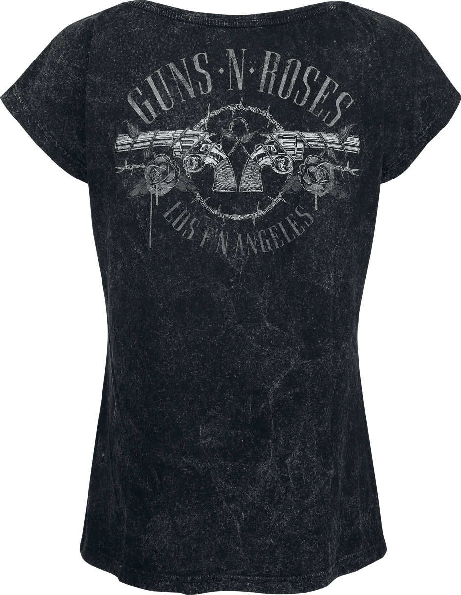 T-Shirt Manches courtes  de Guns N' Roses - Chapeau Haut De Forme - S à 4XL - pour Femme - noir - Guns N' Roses - View 2