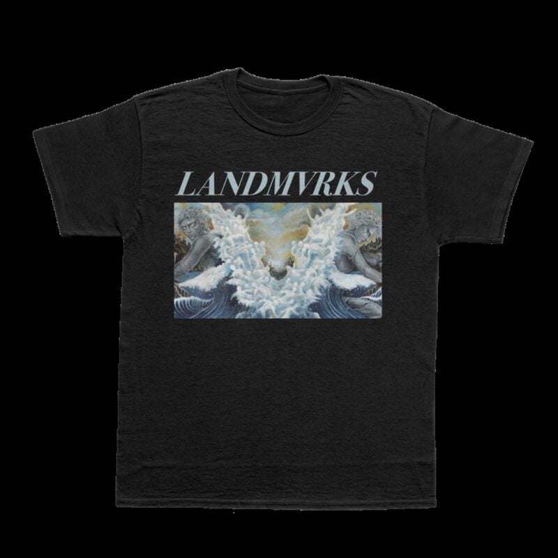 T-Shirt Manches courtes  de Landmvrks - The Darkest Place I've Ever Been - S à XXL - pour Homme - noir - Landmvrks