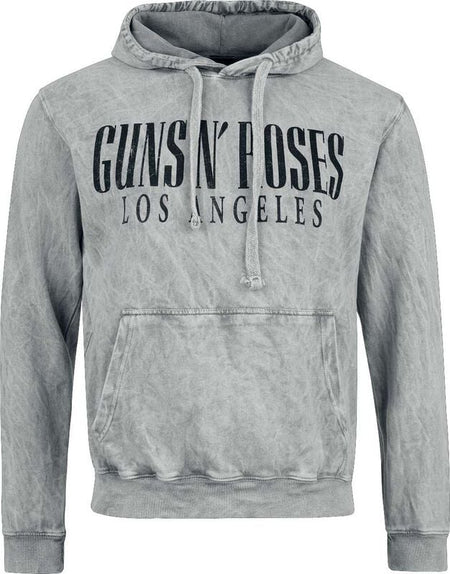 Sweat-shirt à capuche  de Guns N' Roses - Half Logo - M à XXL - pour Homme - gris - Guns N' Roses