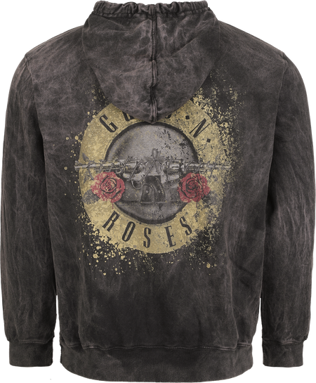 Sweat-shirt à capuche  de Guns N' Roses - Bullet Logo - S à XXL - pour Homme - gris - Guns N' Roses - View 2
