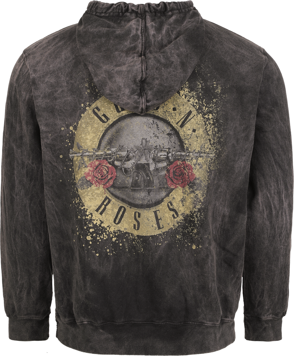 Sweat-shirt à capuche  de Guns N' Roses - Bullet Logo - S à XXL - pour Homme - gris - Guns N' Roses - View 2