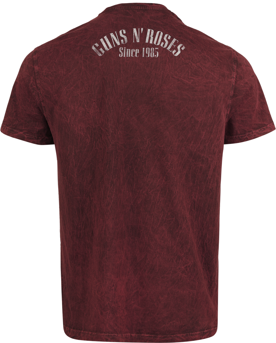 T-Shirt Manches courtes  de Guns N' Roses - Chapeau Haut De Forme - S à 4XL - pour Homme - rouge - Guns N' Roses - View 2