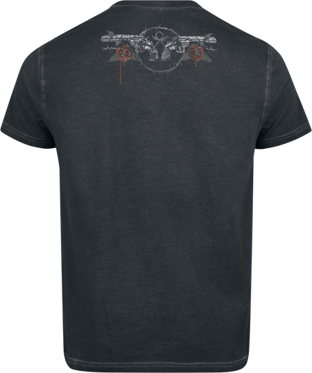 T-Shirt Manches courtes  de Guns N' Roses - Guns - S à 4XL - pour Homme - anthracite - Guns N' Roses - View 2