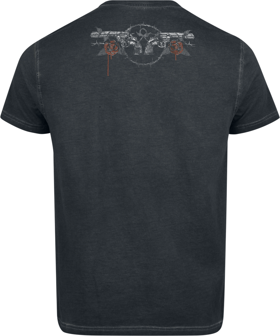 T-Shirt Manches courtes  de Guns N' Roses - Guns - S à 4XL - pour Homme - anthracite - Guns N' Roses - View 2