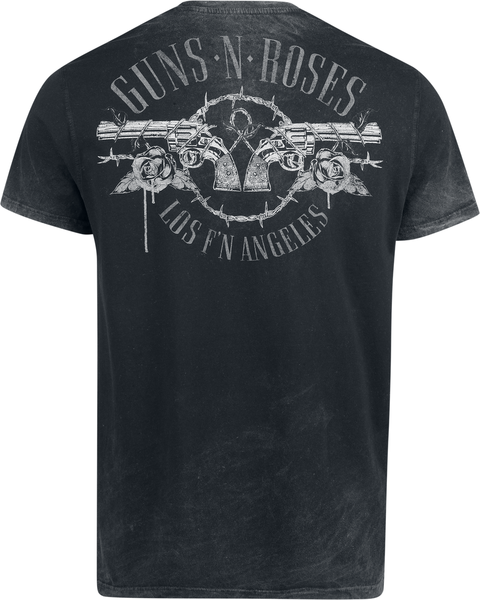 T-Shirt Manches courtes  de Guns N' Roses - Chapeau Haut De Forme - S à 4XL - pour Homme - gris - Guns N' Roses - View 2