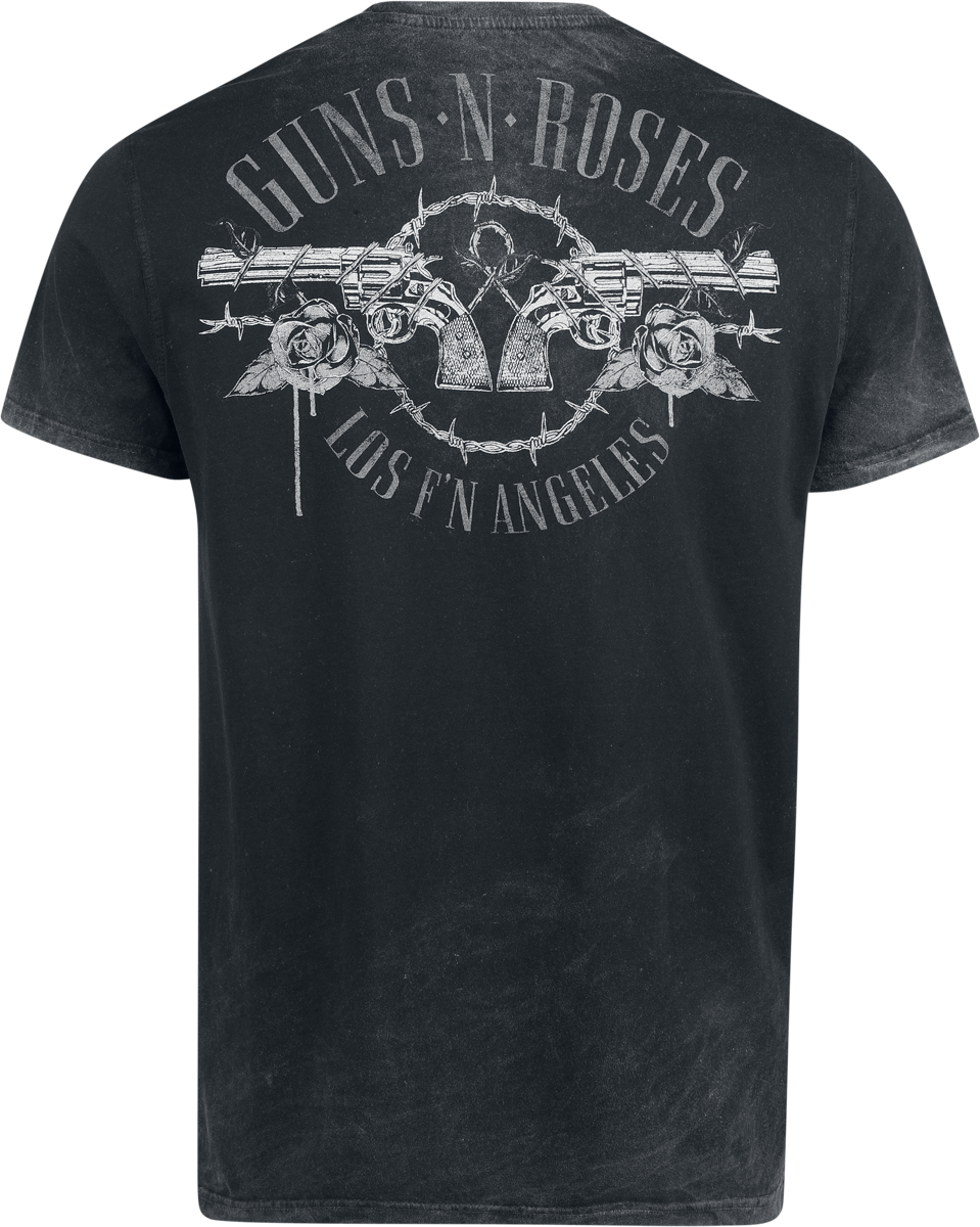 T-Shirt Manches courtes  de Guns N' Roses - Chapeau Haut De Forme - S à 4XL - pour Homme - gris - Guns N' Roses - View 2