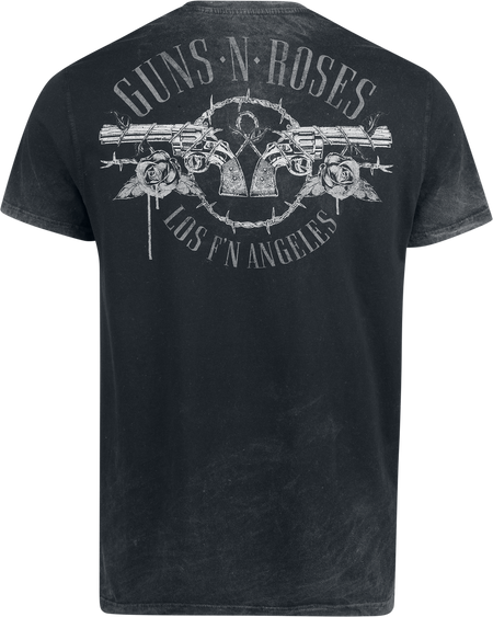 T-Shirt Manches courtes  de Guns N' Roses - Chapeau Haut De Forme - S à 4XL - pour Homme - gris - Guns N' Roses - View 2