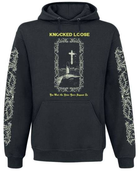 Sweat-shirt à capuche  de Knocked Loose - You won't go before you're supposed to - S à 3XL - pour Homme - noir - Knocked Loose