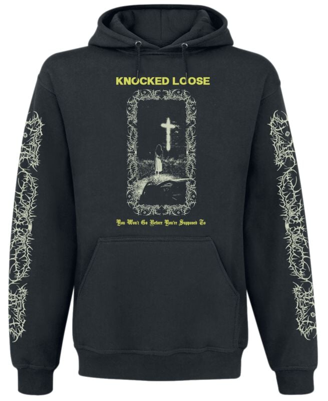 Sweat-shirt à capuche  de Knocked Loose - You won't go before you're supposed to - S à 3XL - pour Homme - noir - Knocked Loose