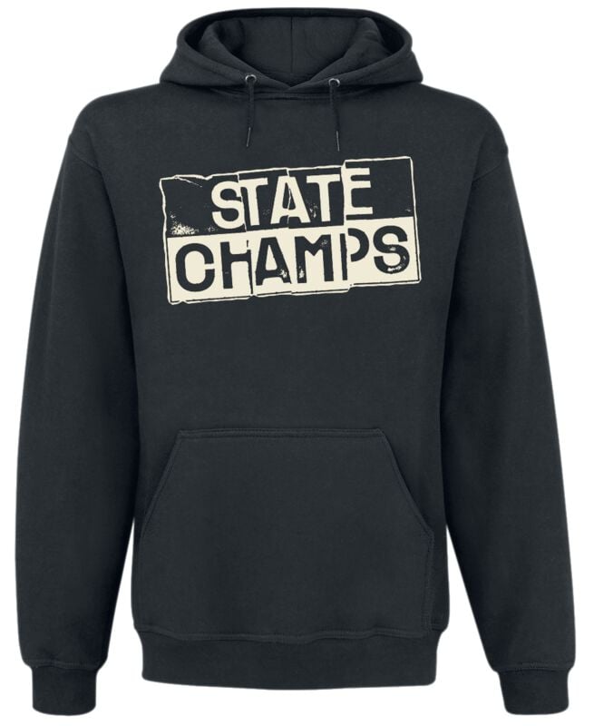 Sweat-shirt à capuche  de State Champs - S à XXL - pour Homme - noir - State Champs