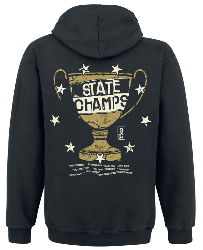 Sweat-shirt à capuche  de State Champs - S à XXL - pour Homme - noir - State Champs - View 2