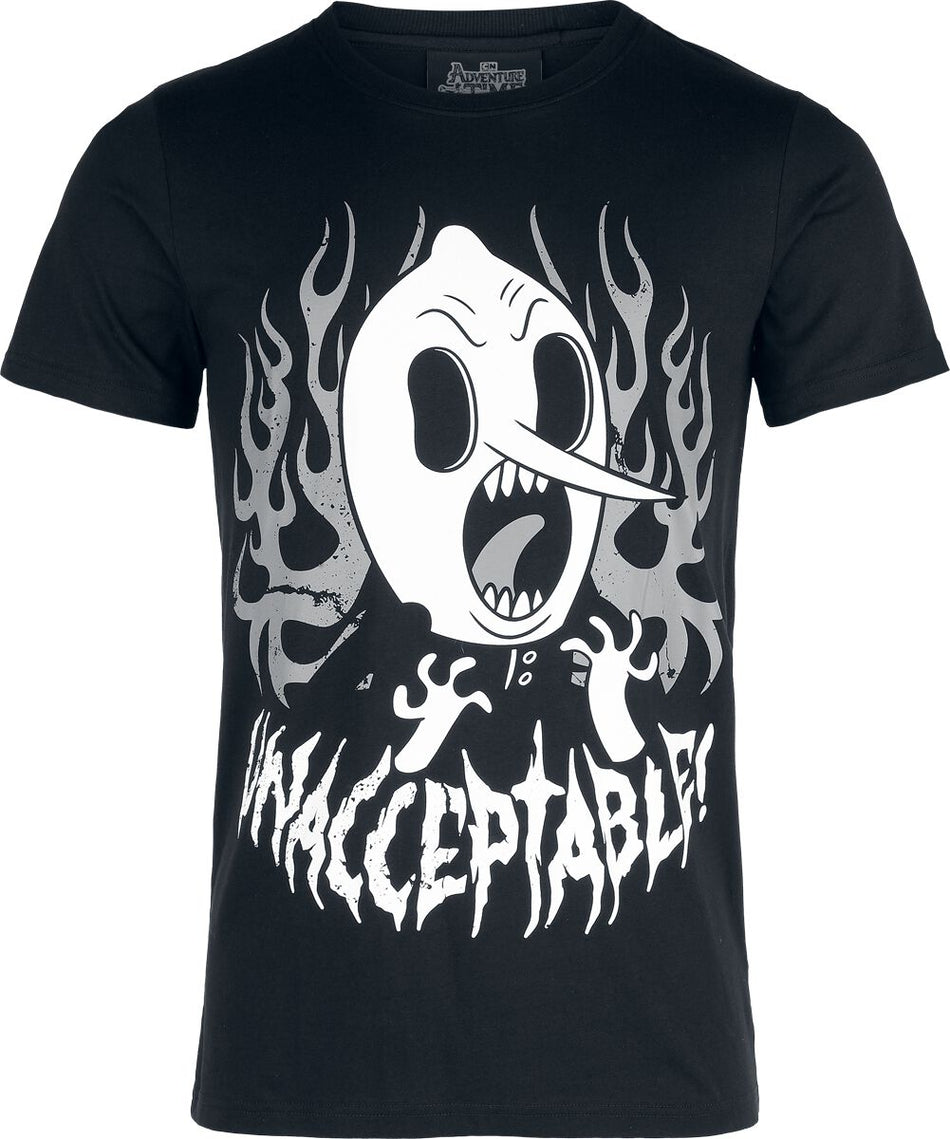 T-Shirt Manches courtes Gothic de Killstar - Adventure Time - Unacceptable T-Shirt - M à 4XL - pour Homme - noir - Killstar
