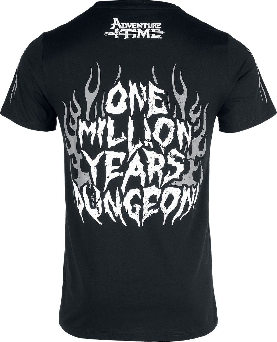 T-Shirt Manches courtes Gothic de Killstar - Adventure Time - Unacceptable T-Shirt - M à 4XL - pour Homme - noir - Killstar - View 2