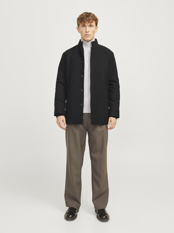 Manteau d'hiver  de Jack & Jones - JJEHARRISON WOOL BLEND JACKET SN - S à XXL - pour Homme - noir - jack & jones - View 2