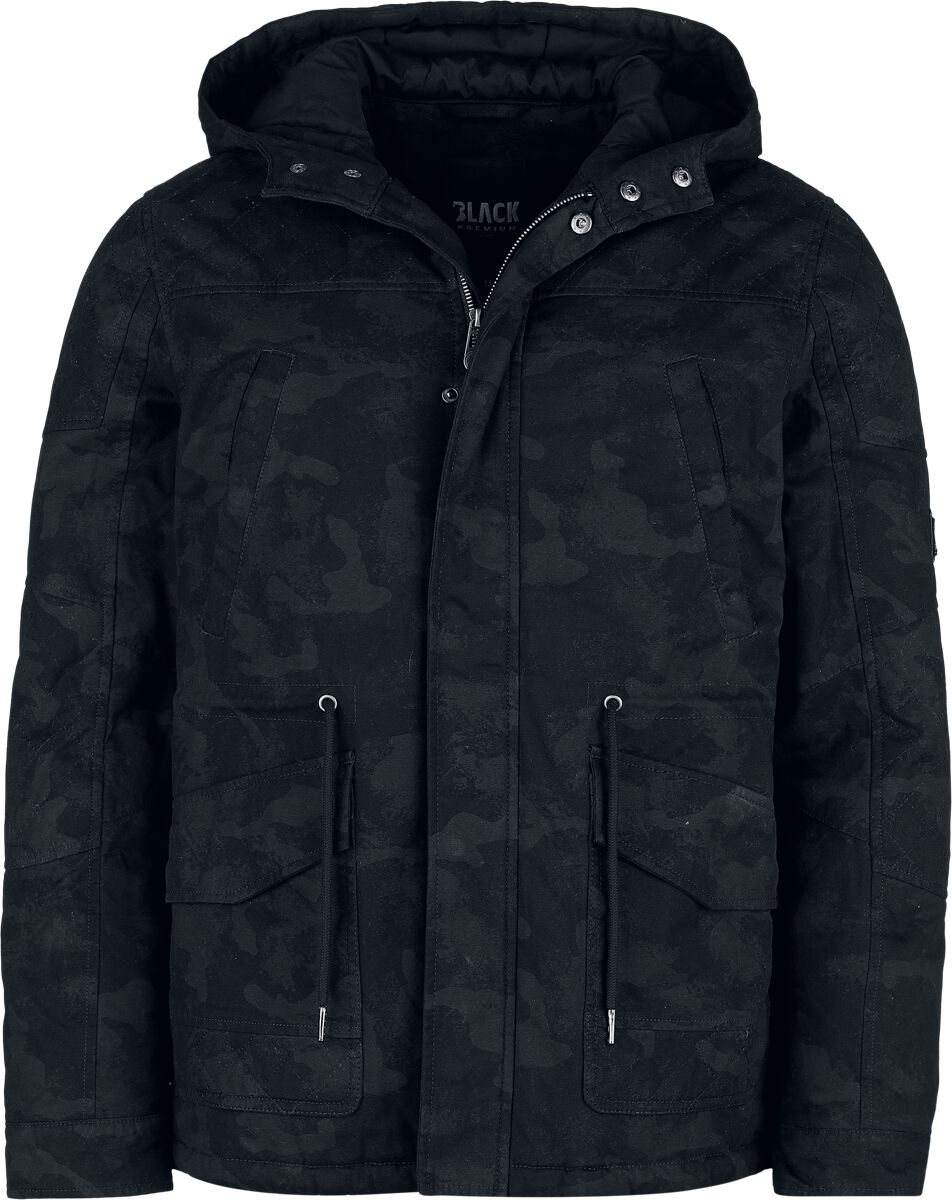 Manteau d'hiver  de Black Premium by EMP - Black on Black - S à XXL - pour Homme - noir - Black Premium by EMP