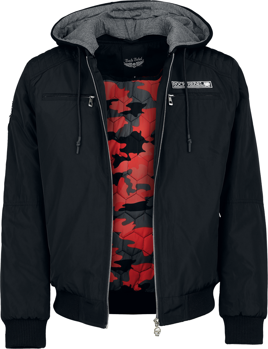 Veste mi-saison  de Rock Rebel by EMP - Change your self - S à XXL - pour Homme - noir - Rock Rebel by EMP - View 2