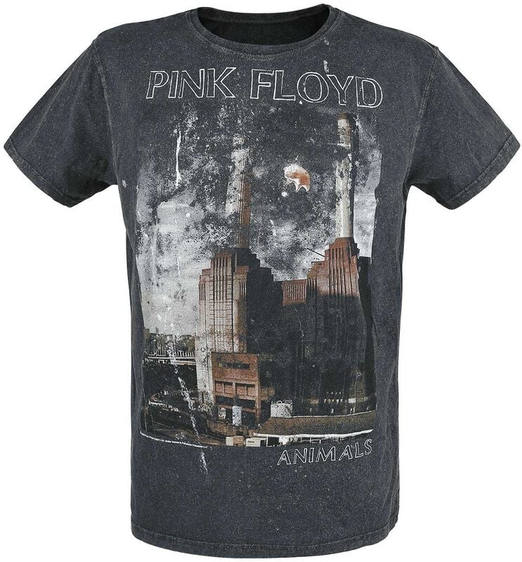 T-Shirt Manches courtes  de Pink Floyd - Animals - S à XL - pour Homme - anthracite - Pink Floyd