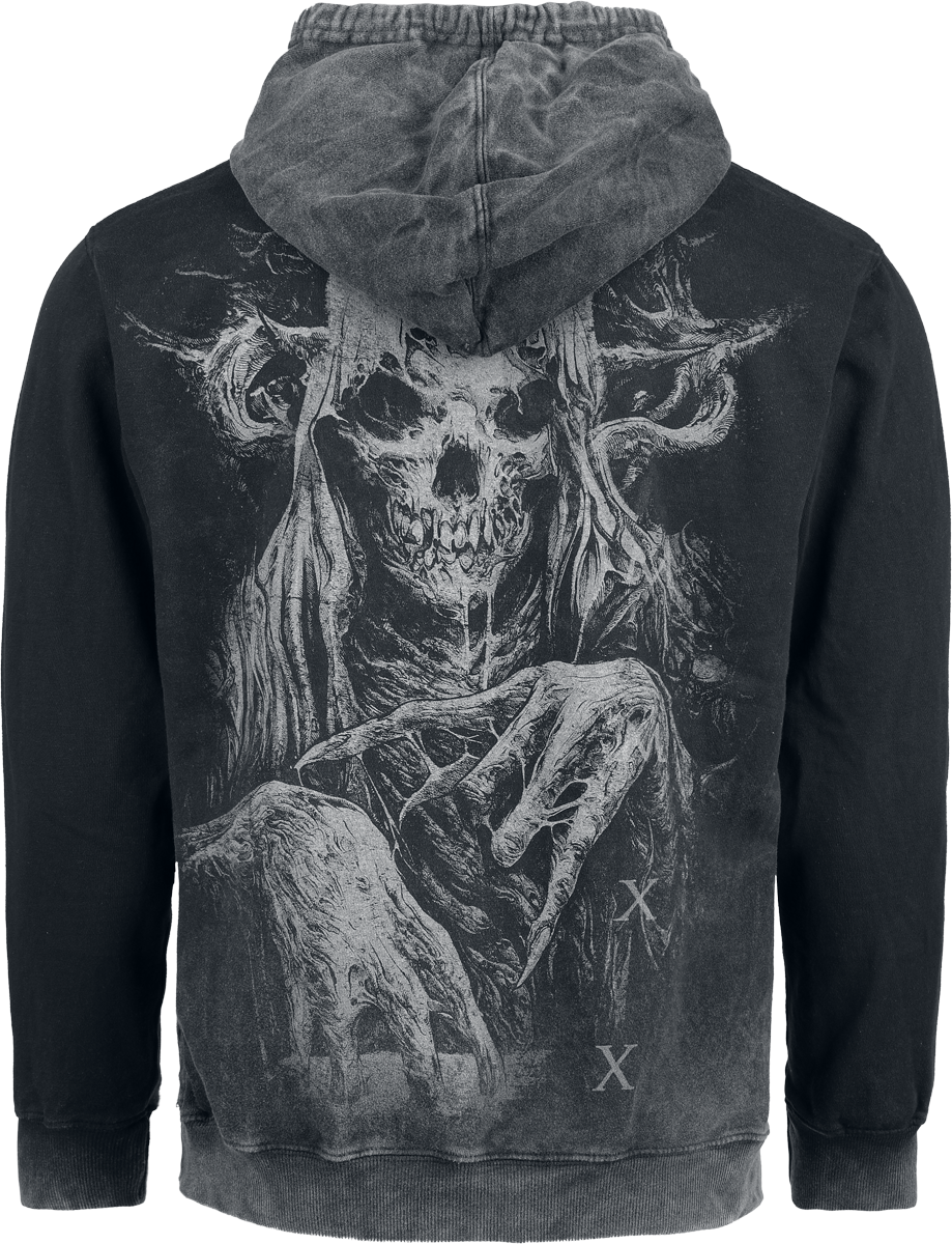 Sweat-shirt à capuche  de Arch Enemy - MMXX - S à XXL - pour Homme - gris - Arch Enemy - View 2
