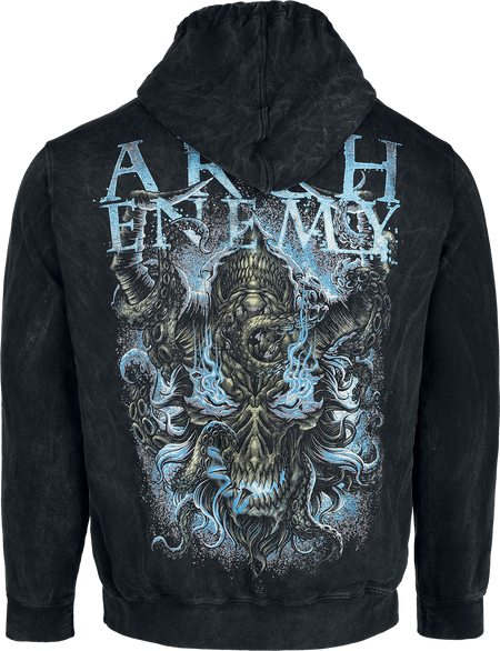 Sweat-shirt à capuche  de Arch Enemy - Saturnine - S à XL - pour Homme - noir - Arch Enemy - View 2