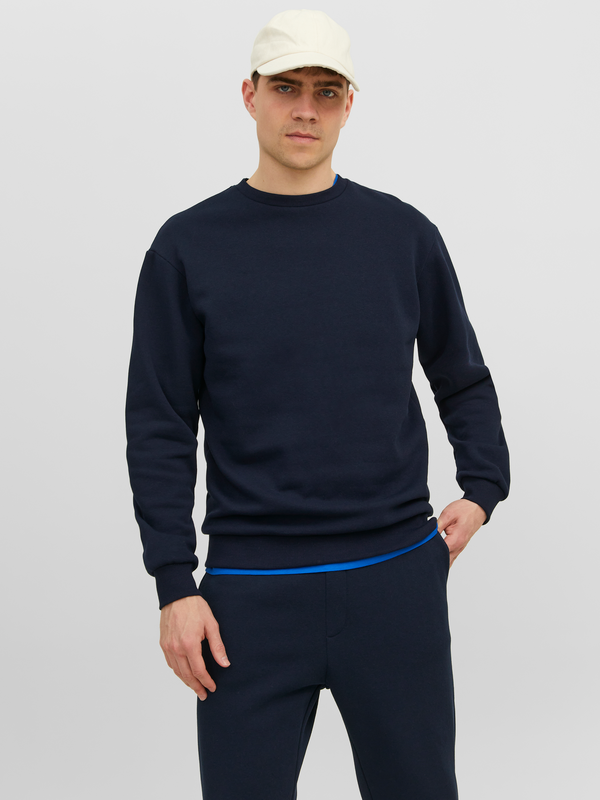 Sweat-shirt  de Jack & Jones - JJEBRADLEY SWEAT CREW NOOS - S à XL - pour Homme - bleu - jack & jones - View 2