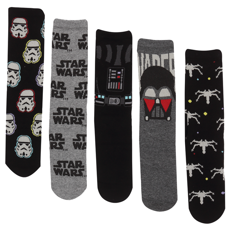 Chaussettes Disney de Star Wars - Dark Side - S-M à L-XL - pour Unisexe - multicolore - Star Wars - View 2