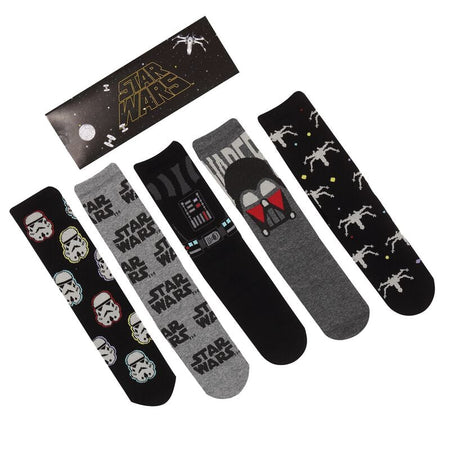 Chaussettes Disney de Star Wars - Dark Side - S-M à L-XL - pour Unisexe - multicolore - Star Wars