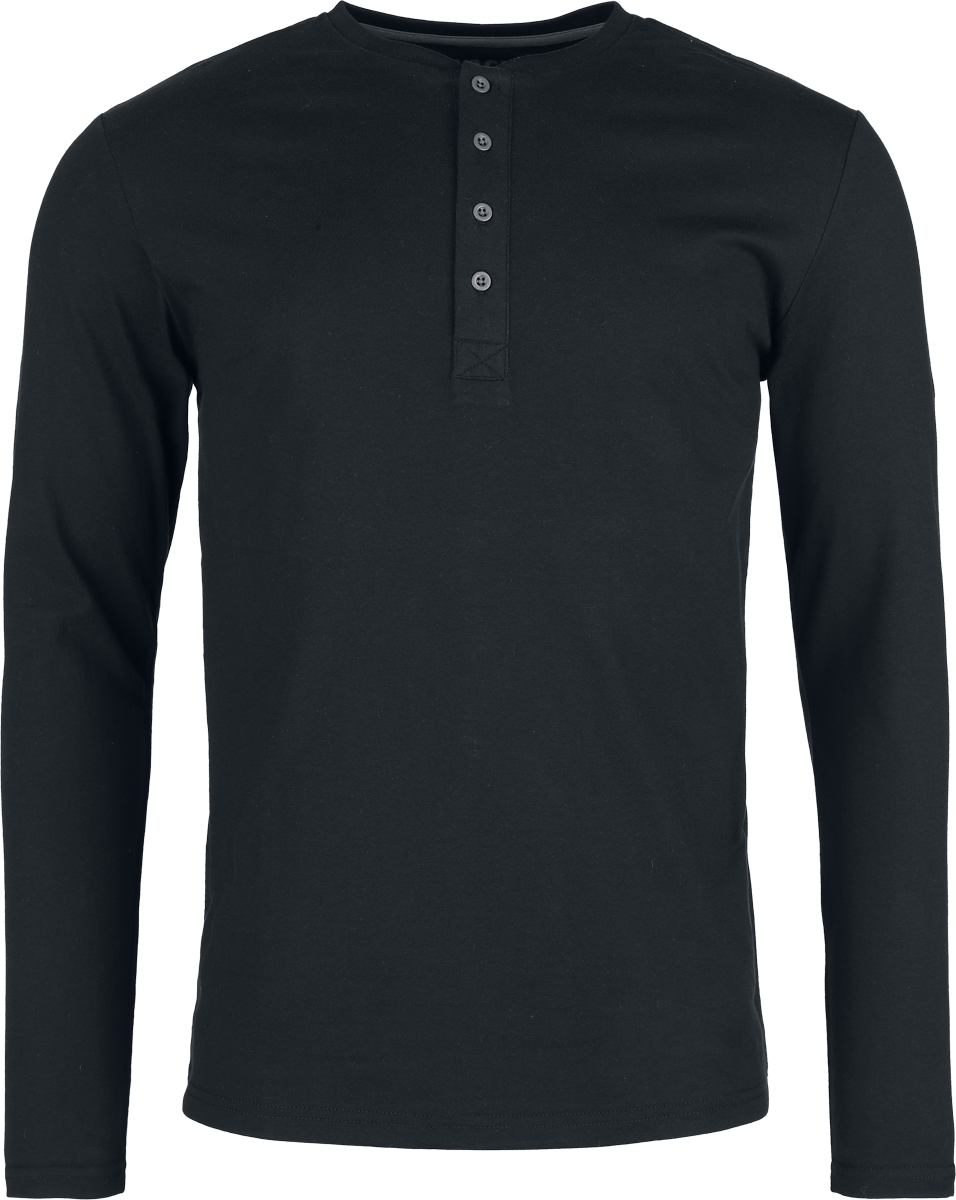 T-shirt manches longues  de Black Premium by EMP - Celtic fine lines - M à XXL - pour Homme - noir/olive - Black Premium by EMP - View 2