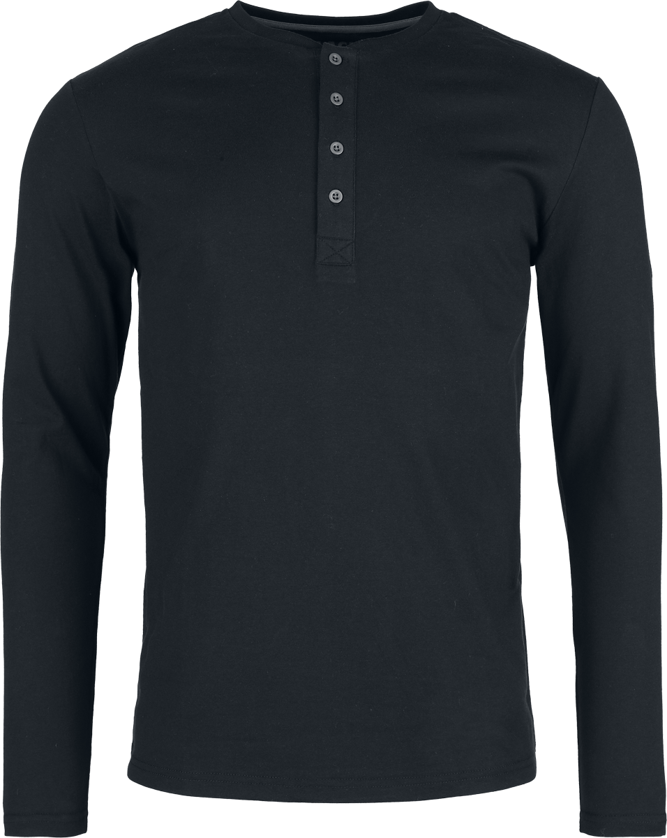 T-shirt manches longues  de Black Premium by EMP - Celtic fine lines - M à XXL - pour Homme - noir/olive - Black Premium by EMP - View 2
