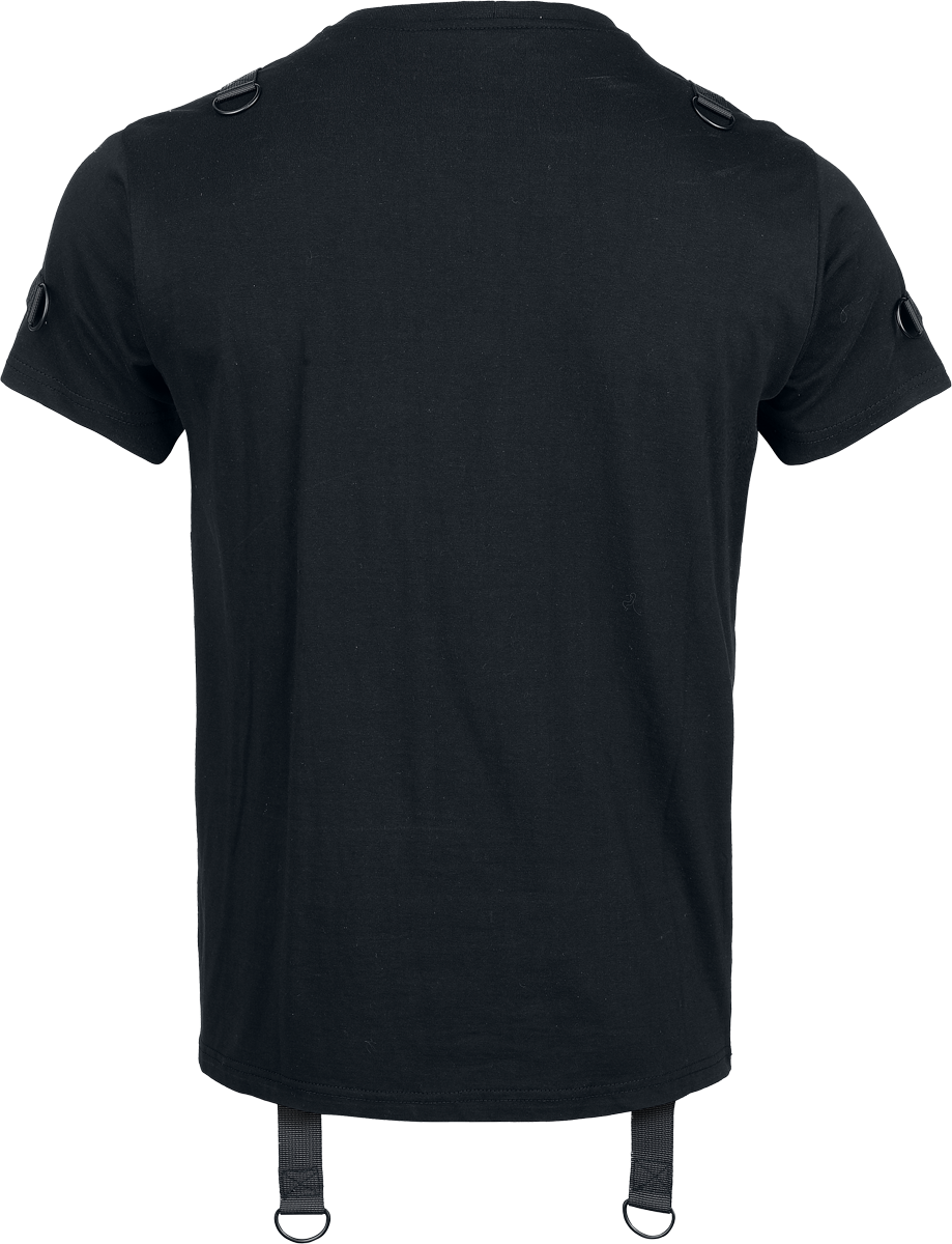 T-Shirt Manches courtes Gothic de Poizen Industries - Cashel - T-Shirt - S à 4XL - pour Homme - noir - Poizen Industries - View 2