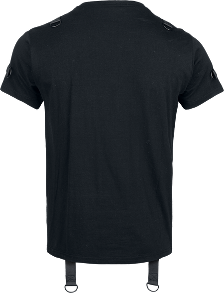 T-Shirt Manches courtes Gothic de Poizen Industries - Cashel - T-Shirt - S à 4XL - pour Homme - noir - Poizen Industries - View 2